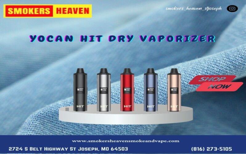 Yocan Hit Dry Vaporizer is available in St. Joseph